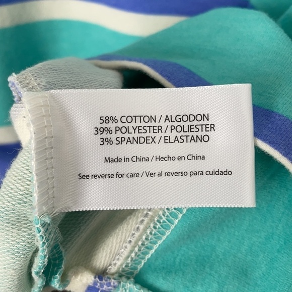 WILDFOX Long Sleeve Striped Lounge Pajama Top Size L - Picture 6 of 7